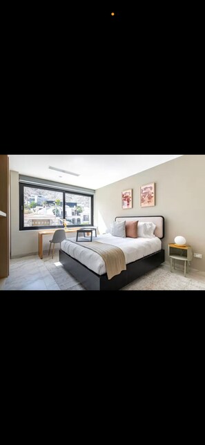 Desk, iron/ironing board, free WiFi, bed sheets