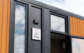 Exterior detail - The Huntaway by Tiny Away (Levels Valley)