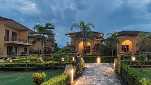 Front of property - evening/night