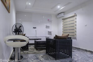 Sala de estar en el lobby