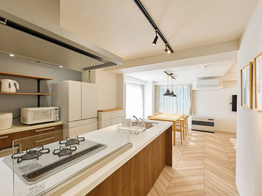 Deluxe Apartment, Non Smoking | Private kitchen