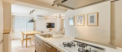 Comfort Apartment, Non Smoking | Private kitchen