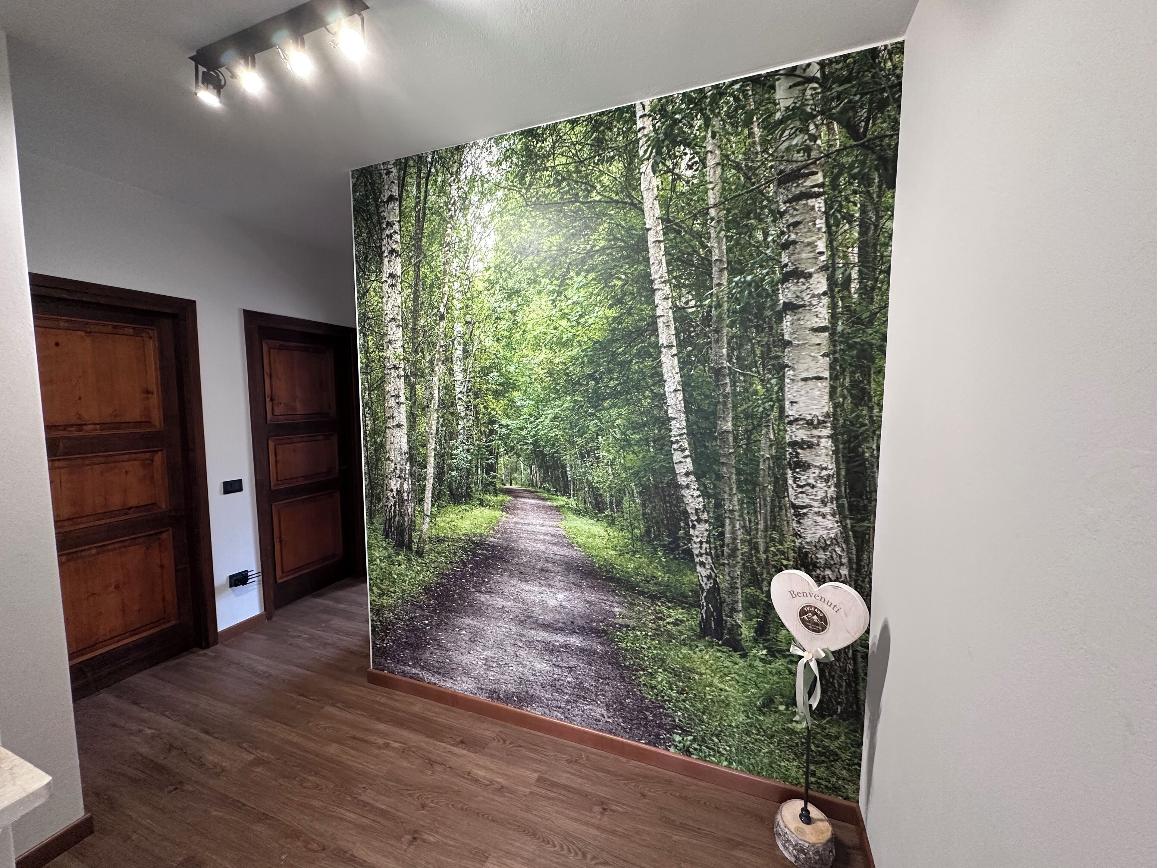 Departamento Deluxe, balcón, vista a la ciudad (Betulla) | Área de sala de estar | Smart TV de 42 pulgadas con canales digitales 