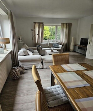 Smart-tv, dvd-afspiller, bøger