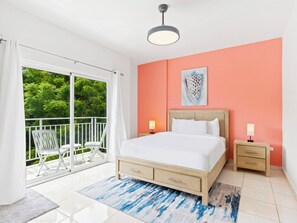 1 bedroom, iron/ironing board, travel crib, free WiFi