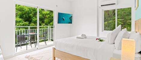 2 bedrooms, iron/ironing board, travel crib, free WiFi
