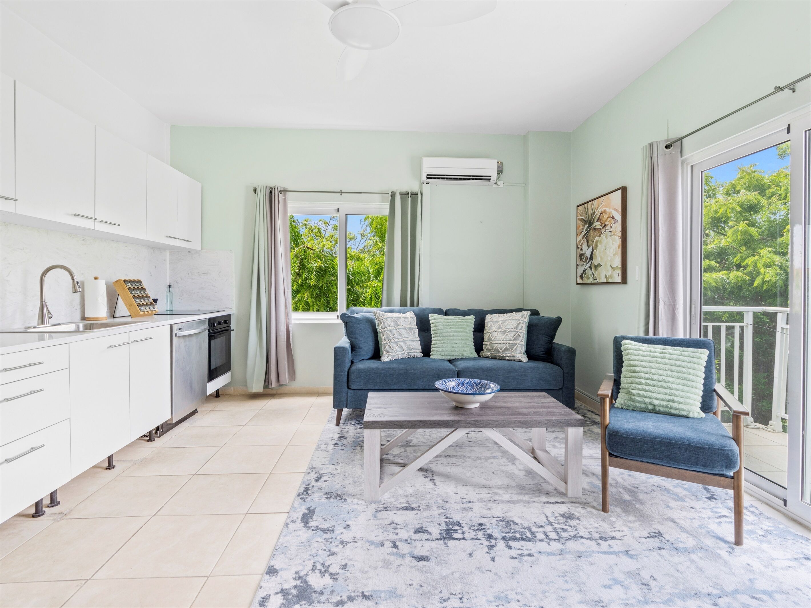 Smart-tv och en stereo