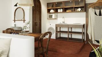 Decoración personalizada, muebles diferentes y escritorio