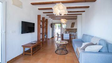 Télévision, cheminée