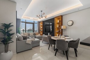 Superior Apartment, City View | Dining room - Gogoto LUX Burj View Spacious (Dubai)