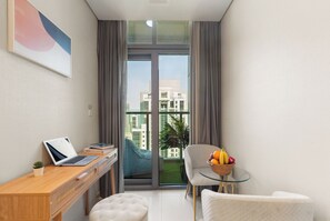 Superior Apartment, City View | In-room business center