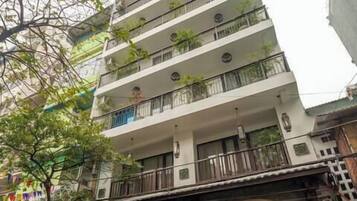 Voorkant van accommodatie