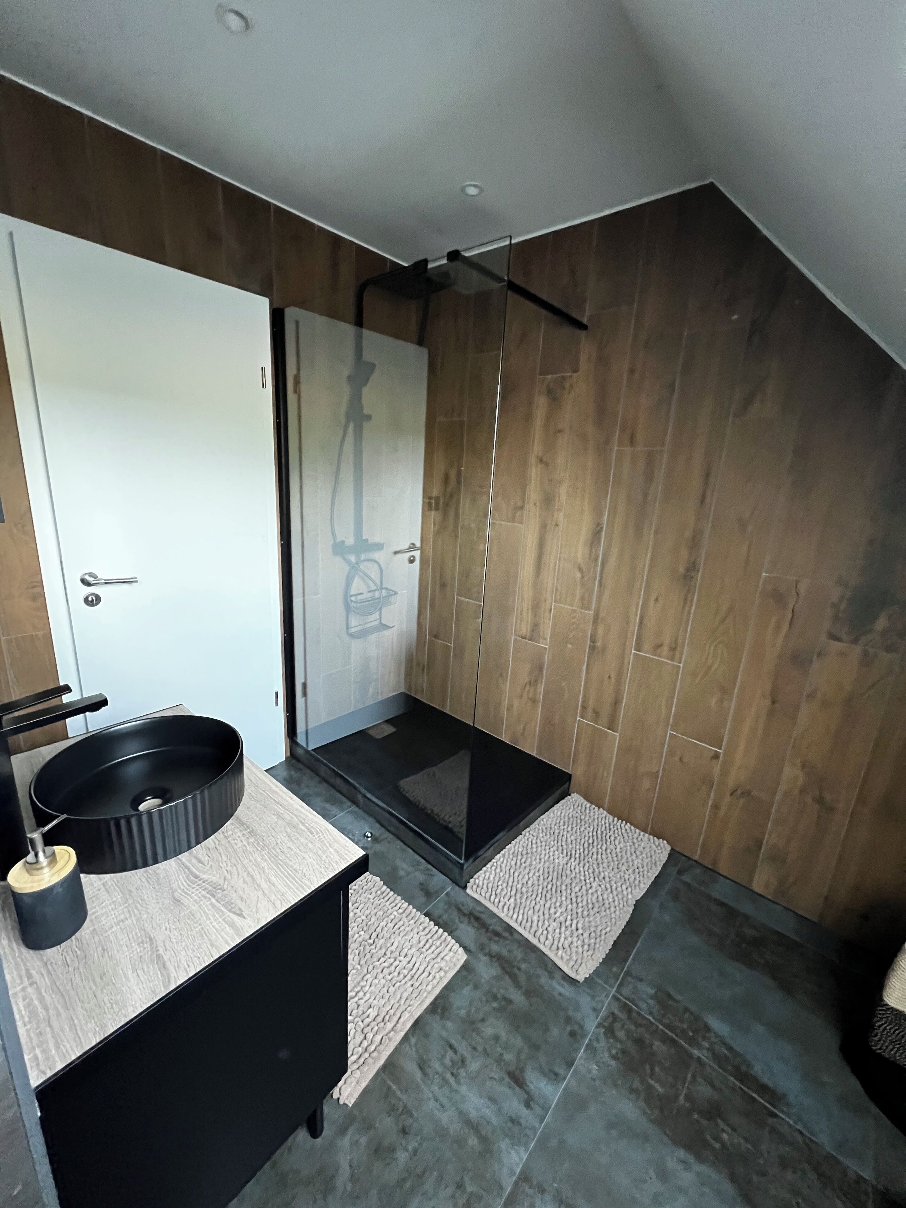 Dusche, Haartrockner, Seife