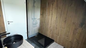 Dusche, Haartrockner, Seife