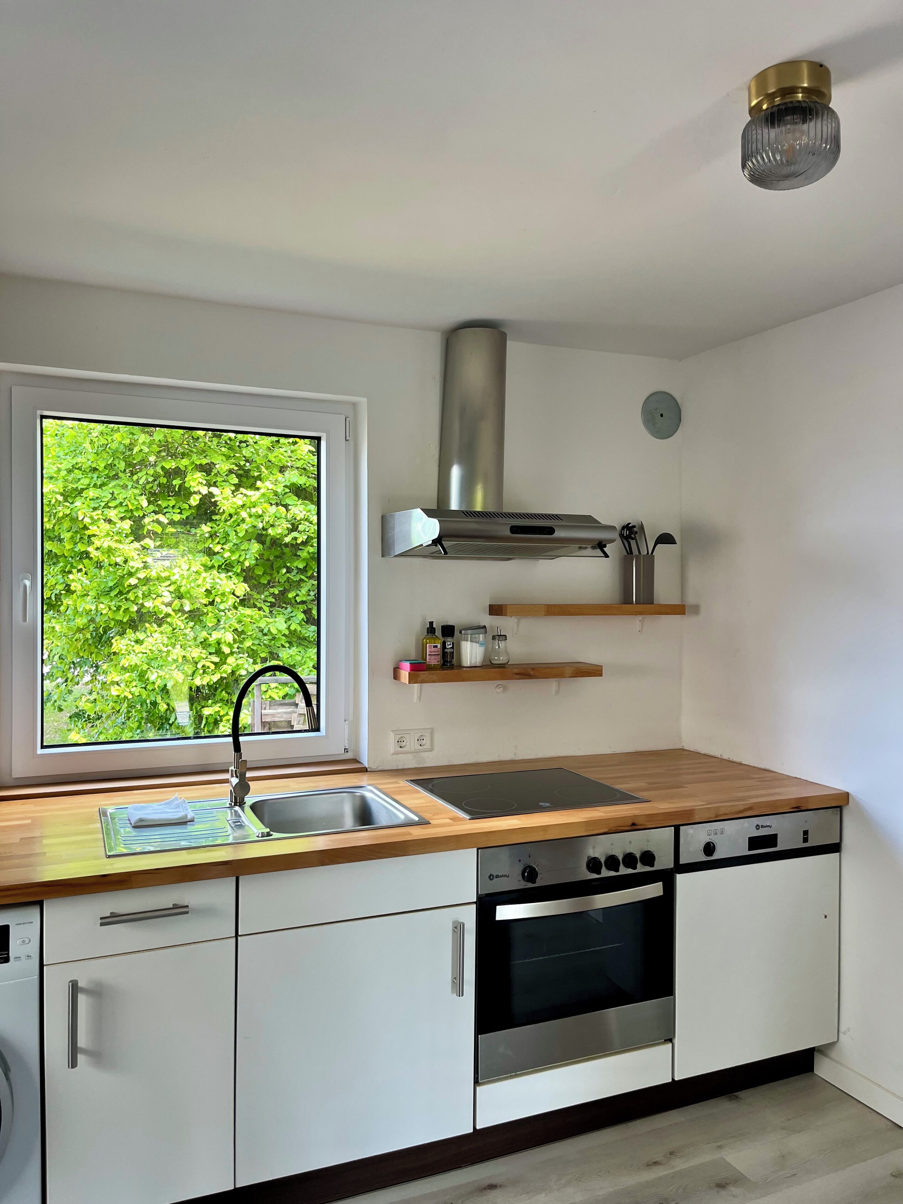 公寓, 庭院景观 | 私人厨房