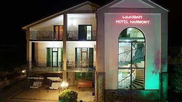 Front of property – evening/night