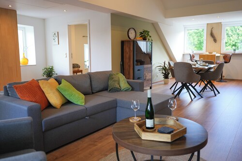 Vacation apartment Uferglück Cozy apartment directly on the banks of the Saar