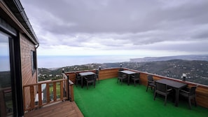 Bungalow Deluxe, vue sur le complexe, cÎté montagne | Vue de la chambre