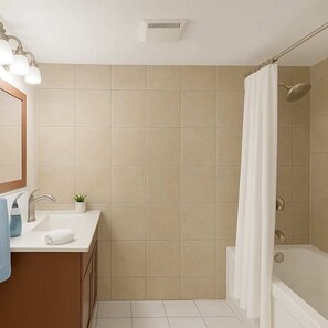 Een douche, een haardroger