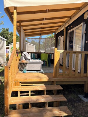 Terrace/patio - Mobilhome cap ferret (Lège-Cap-Ferret)