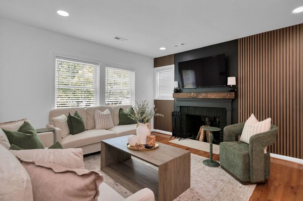 TV, fireplace - Entire home in Alexandria, Virginia (Alexandria)