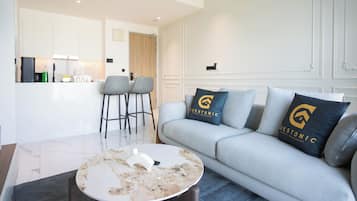 Appartement, 1 chambre | Coin séjour