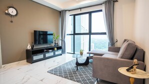 Apartment, 1 Bedroom | Living area