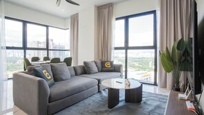 公寓, 2 间卧室 | 起居区