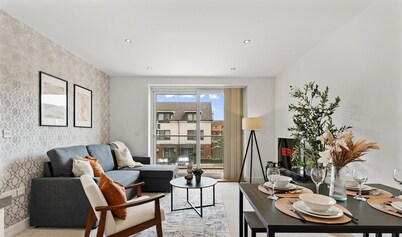 Scandi Abode in Central Reading - Balcony