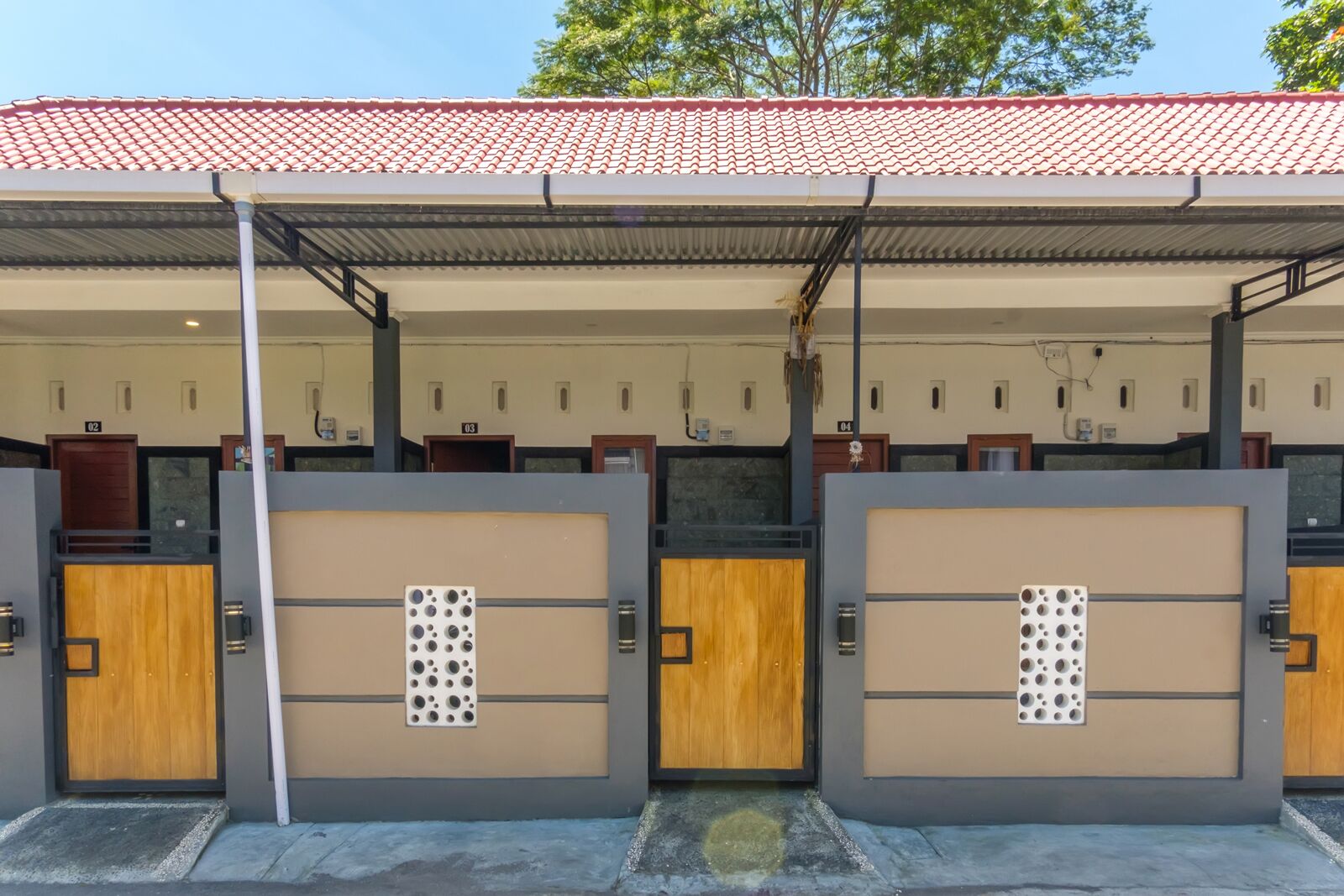 Fachada de la propiedad