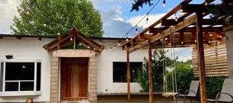 Casa MiRó Creel, a cozy place with an indoor fireplace.