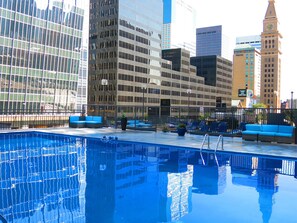 Udendørs pool, opvarmet pool