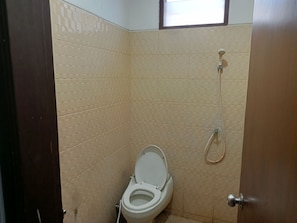 Standard Double Room | Bathroom | Shower, towels, soap