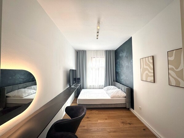 1 室のベッドルーム、WiFi、ベッドシーツ