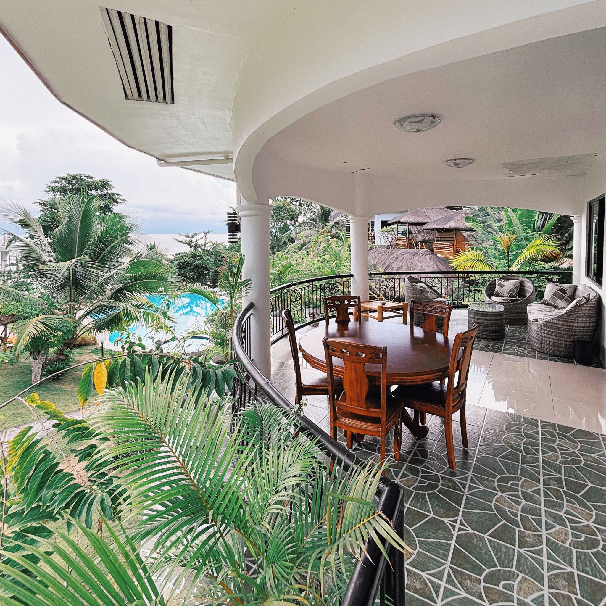 Deluxe Bungalow, Balcony, Partial Sea View | Terrace/patio