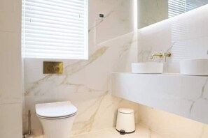 Shower, hair dryer