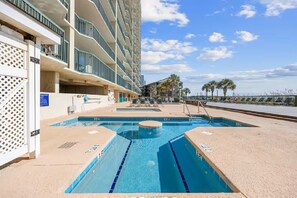 Indoor pool, outdoor pool