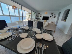 Dining - Sea view apartment with 2 bedrooms. Near Puerto de la Cruz, 5 min by car from the beach (CN)