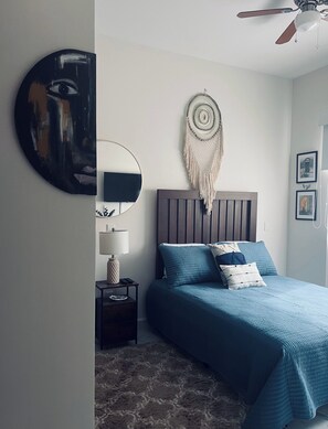2 bedrooms, iron/ironing board, free WiFi, bed sheets