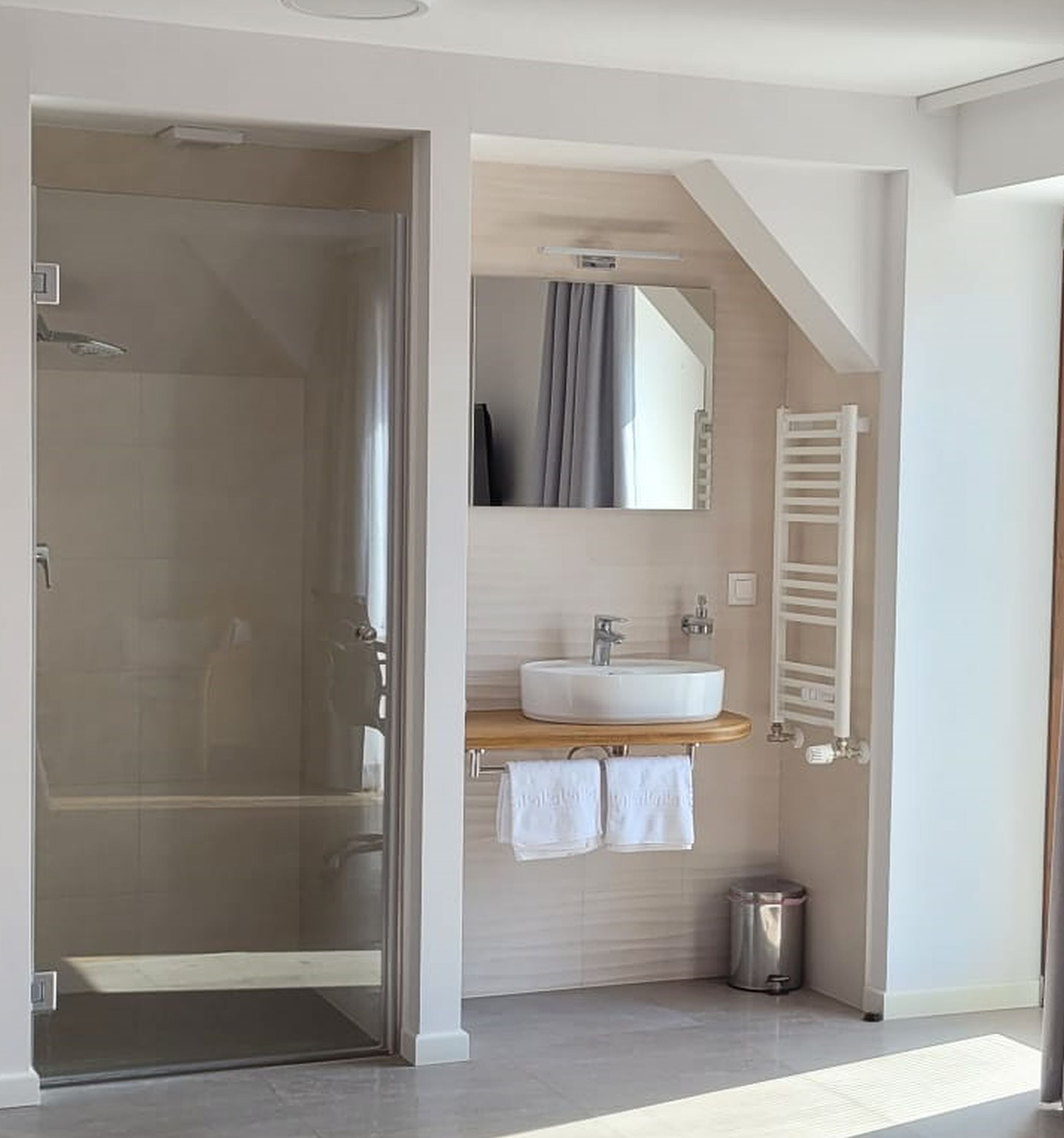 Deluxe Double Room | Bathroom | Shower, free toiletries, hair dryer, towels