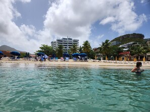 On the beach