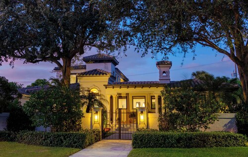 Casa del Sol is a refined retreat near the Galleria Mall, beach, & restaurants