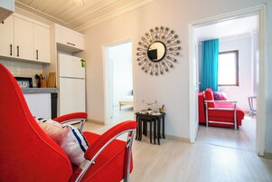 舒适公寓, 空调, 城市景观 | 起居区