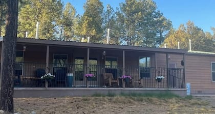 Perfect 8-bedroom cabin in Mayhill
@ Sacramento Mountain Retreat