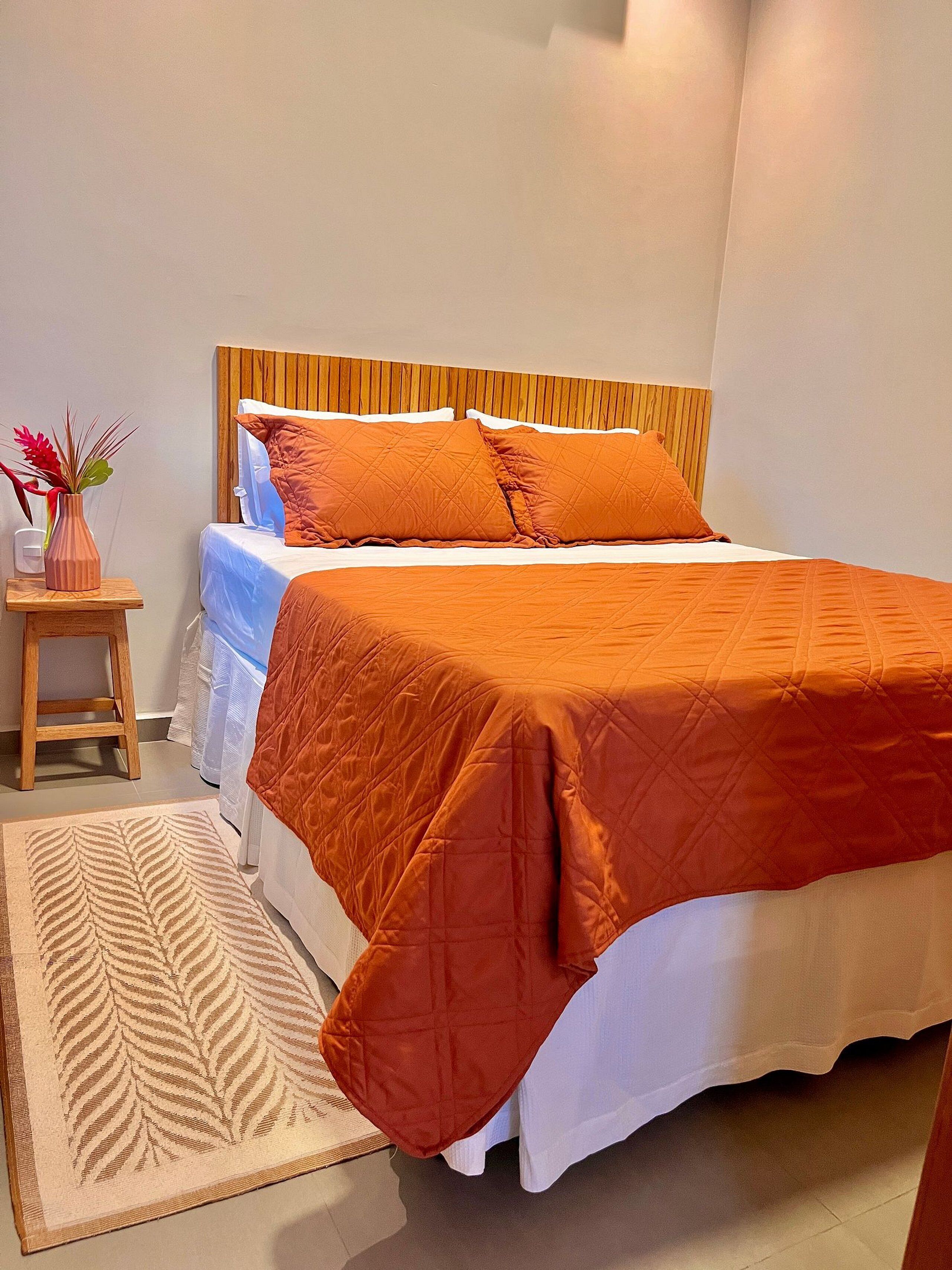 Apartamento premium | Escrivaninha, cortinas blackout, ferros/tábuas de passar roupa