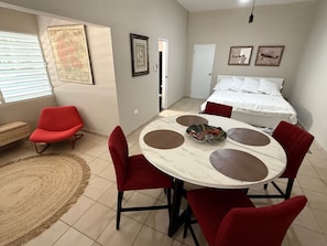 1 bedroom, internet, bed sheets