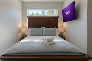1 bedroom, in-room safe, iron/ironing board, travel cot