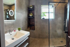 Towels, soap, toilet paper