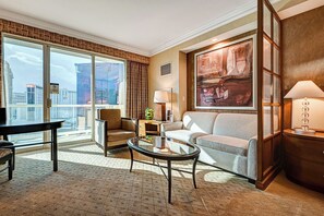 Studio suite, uitzicht op de stad | Woonruimte