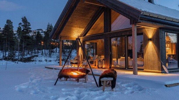 Ferienhaus, 4 Schlafzimmer, Terrasse, Bergblick | Unterkunftsgelände